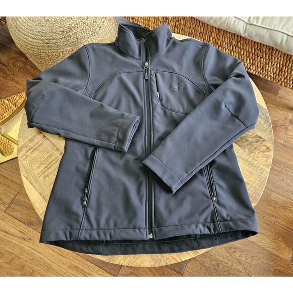 The North Face Windwall Women's Black Full Zip Jacket Size L EUC - Picture 1 of 8